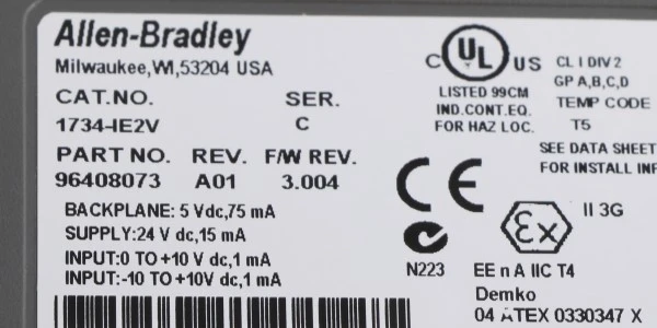 Allen-Bradley 1734-IE2V Allen-Bradley 1734-IE2V