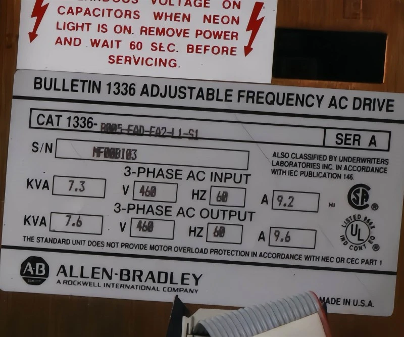 1336-B005-EAD-FA2-L1-S1 Allen-Bradley 1336-B005-EAD-FA2-L1-S1 Allen-Bradley